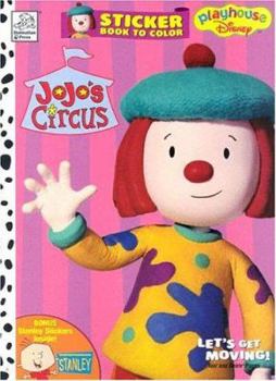 Paperback Jo Jo Sticker Book to Color with Sticker Book