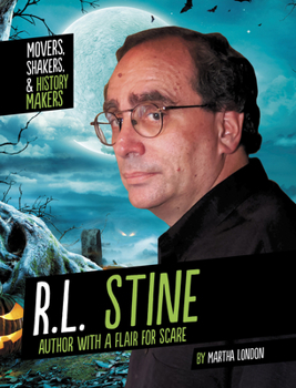 Hardcover R.L. Stine: Author with a Flair for Scare Book