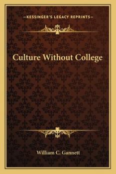 Paperback Culture Without College Book