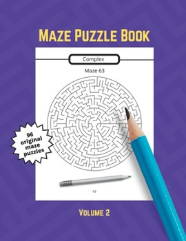 Paperback Maze Puzzle Book: Volume 2 Book