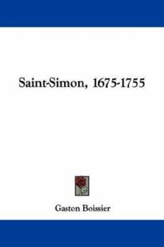 Paperback Saint-Simon, 1675-1755 Book