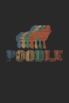 Paperback Poodle Notebook: Diary Journal 6x9 inches with 120 Lined Pages Book