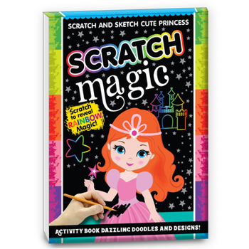 Paperback Scratch Magic - Cute Princess (Activity Book) Book