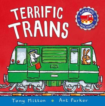 Paperback Terrific Trains Book