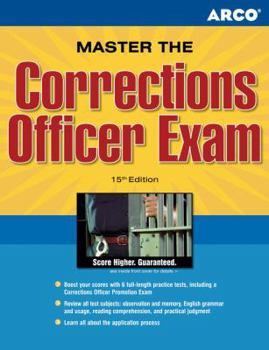 Paperback Master the Corrections Officer Exam Book