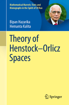 Paperback Theory of Henstock-Orlicz Spaces Book