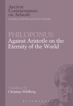 Paperback Philoponus: Against Aristotle on the Eternity of the World Book