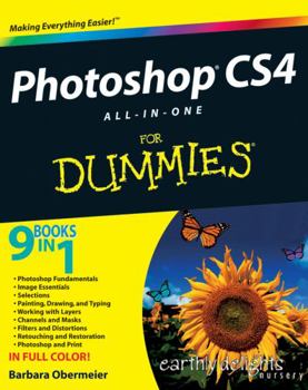 Paperback Photoshop Cs4 All-In-One for Dummies Book