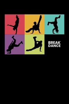 Break Dance: Graph Paper Journal / Notebook / Diary Gift - 6”x9” - 120 pages - Graph Paper - 5mm x 5mm - Matte Cover