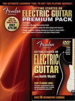 Paperback Fender Presents Getting Started on Electric Guitar - Premium Pack [With DVD] Book