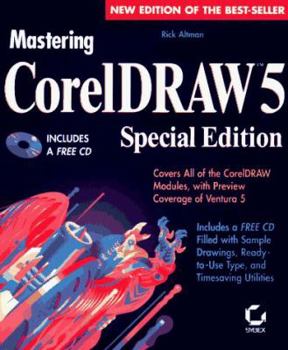Paperback Mastering CorelDRAW 5 Book