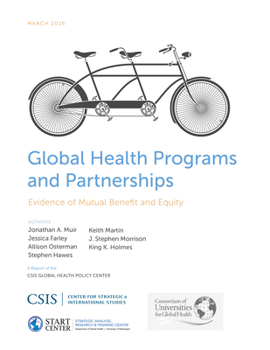 Paperback Global Health Programs and Partnerships: Evidence of Mutual Benefit and Equity Book