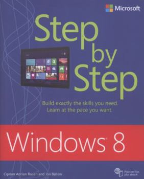 Paperback Microsoft Windows 8 Step by Step Book