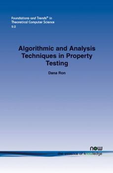 Paperback Algorithmic and Analysis Techniques in Property Testing Book