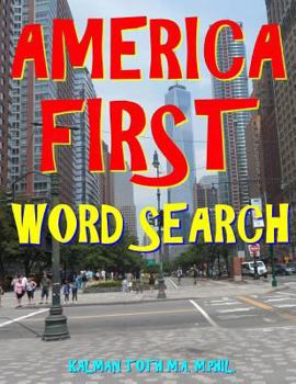 Paperback America First Word Search: 133 Entertaining Extra Large Print Themed Puzzles Book