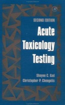 Hardcover Acute Toxicology Testing Book