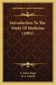 Paperback Introduction To The Study Of Medicine (1901) Book