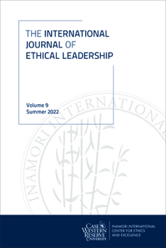 Paperback International Journal of Ethical Leadership, Vol. 9 Book