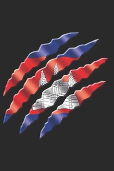 CAMBODIA NOTEBOOK: Cambodia Notebook | college book | diary | journal | booklet | memo | composition book | 120 sheets - Dot Grid paper 6x9 inch