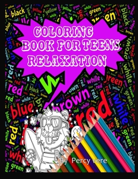 Paperback Coloring Book For Teens Relaxation: Stress Relieving And Calming, Suitable For Any Age. Makes A Great Gift, Gives Hours Of Joy. Book