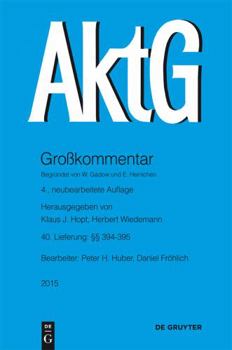 Perfect Paperback §§ 394-395 (Großkommentare der Praxis) (German Edition) [German] Book