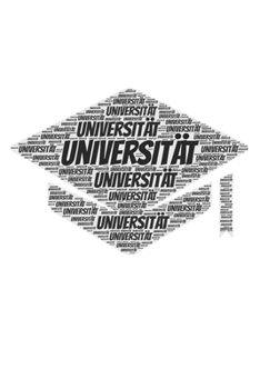 Universität: Notizblock | Notizbuch | DIN A5, 120 Seiten | Liniert, Lined, Linien | Notizen, Termine, Planer, Tagebuch, Organisation | Wortwolke Geschenk (German Edition)