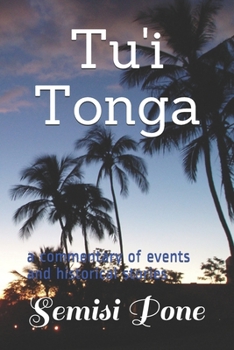 Paperback Tu'i Tonga: a commentary of events and historical stories Book