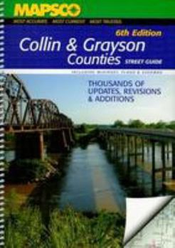 Spiral-bound MAPSCO Collin & Grayson Counties Street Guide Book