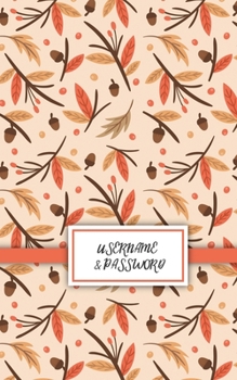 USERNAME & PASSWORD: Internet Log Book Organizer with Alphabetical Tabs