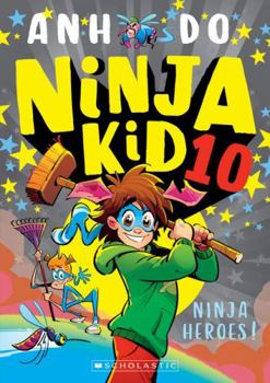 Paperback Ninja Heroes! (Ninja Kid 10) Book