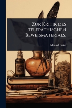 Paperback Zur Kritik des telepathischen Beweismaterials. [German] Book