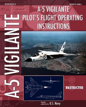Paperback A-5 Vigilante Pilot's Flight Operating Instructions Book
