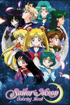 Paperback Sailor Moon Coloring Book: Coloring Book for Kids and Adults - 60+ Illustrations Book