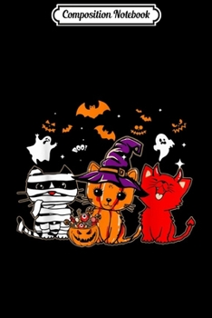 Paperback Composition Notebook: Funny Cat Happy Halloween - Funny Cat Lover Journal/Notebook Blank Lined Ruled 6x9 100 Pages Book