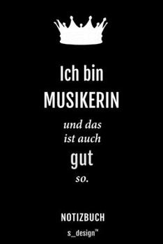 Paperback Notizbuch f?r Musiker / Musikerin: Originelle Geschenk-Idee [120 Seiten kariertes blanko Papier] [German] Book