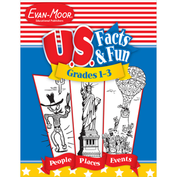 Paperback U.S. Facts & Fun, Grades 1-3 Book