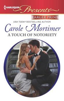 Mass Market Paperback A Touch of Notoriety [Large Print] Book
