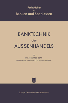 Paperback Banktechnik des Aussenhandels [German] Book