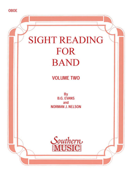Paperback Sight Reading for Band, Book 2: Oboe Book
