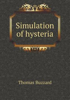 Paperback Simulation of Hysteria Book