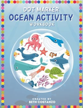 Paperback Dot Marker - Ocean Activity Workbook Book