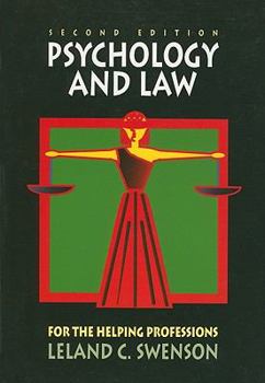 Paperback Psychology and Law for the Helping Professions Book