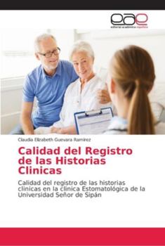 Paperback Calidad del Registro de las Historias Clinicas [Spanish] Book