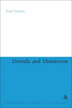 Paperback Derrida and Disinterest Book