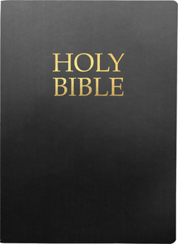 Imitation Leather Kjver Holy Bible, Large Print, Black Ultrasoft: (King James Version Easy Read, Red Letter) [Large Print] Book