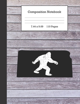 Composition Notebook: Bigfoot and Kansas Journal