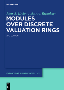 Hardcover Modules Over Discrete Valuation Rings Book