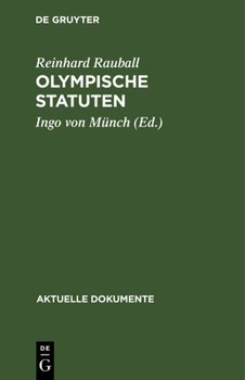 Hardcover Olympische Statuten [German] Book