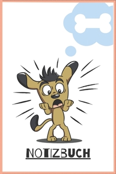 Paperback Notizbuch lucky dog: Notizbuch mit 120 Seiten / kariert / DIN A5 (6x9) / Hundemotiv #25 [German] Book