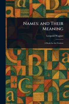 Paperback Names: and Their Meaning Book